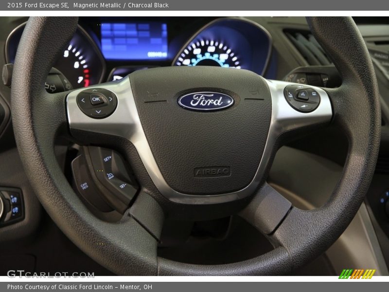 Magnetic Metallic / Charcoal Black 2015 Ford Escape SE