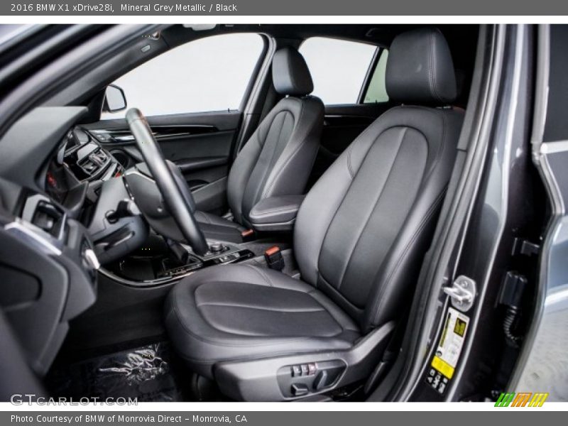 Mineral Grey Metallic / Black 2016 BMW X1 xDrive28i