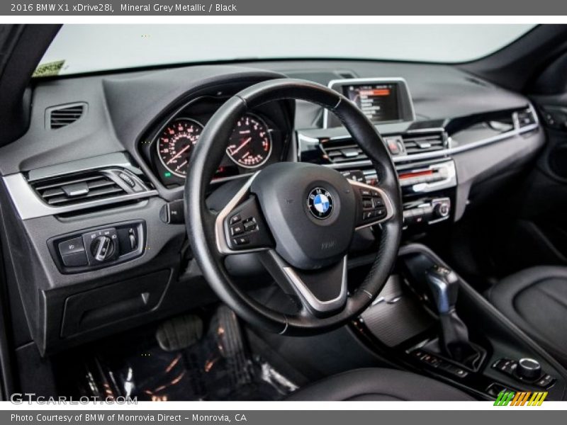 Mineral Grey Metallic / Black 2016 BMW X1 xDrive28i