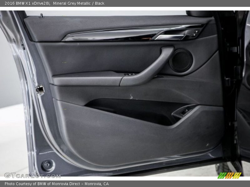 Mineral Grey Metallic / Black 2016 BMW X1 xDrive28i