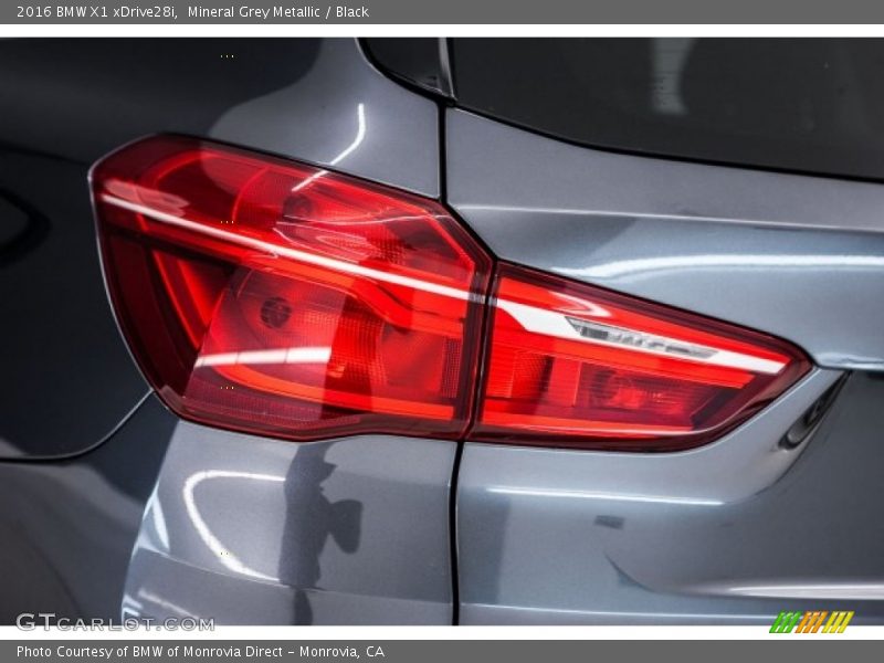 Mineral Grey Metallic / Black 2016 BMW X1 xDrive28i