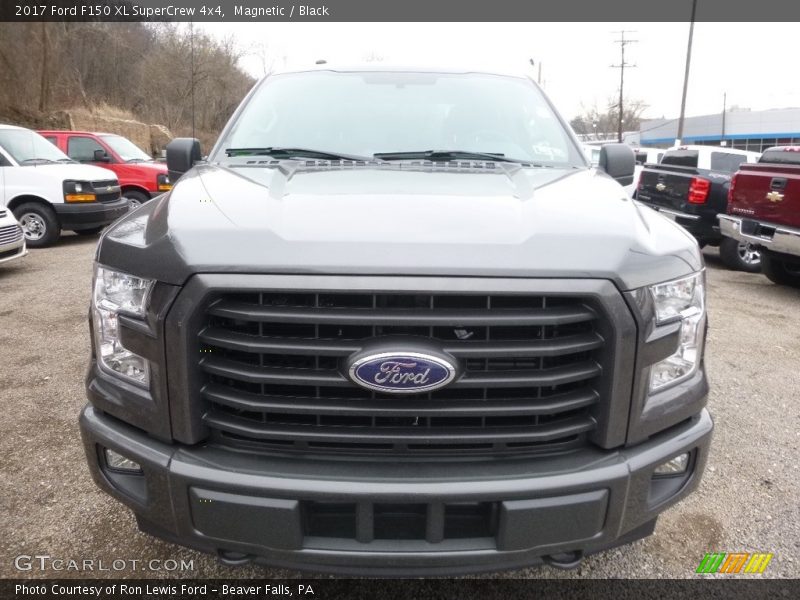 Magnetic / Black 2017 Ford F150 XL SuperCrew 4x4