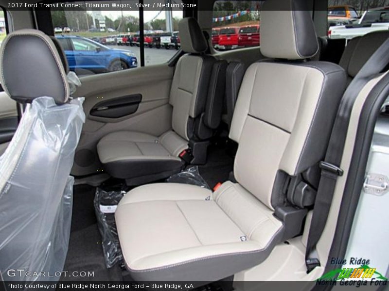 Silver / Medium Stone 2017 Ford Transit Connect Titanium Wagon