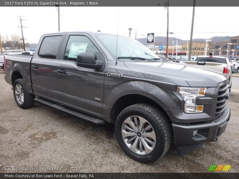Magnetic / Black 2017 Ford F150 XL SuperCrew 4x4
