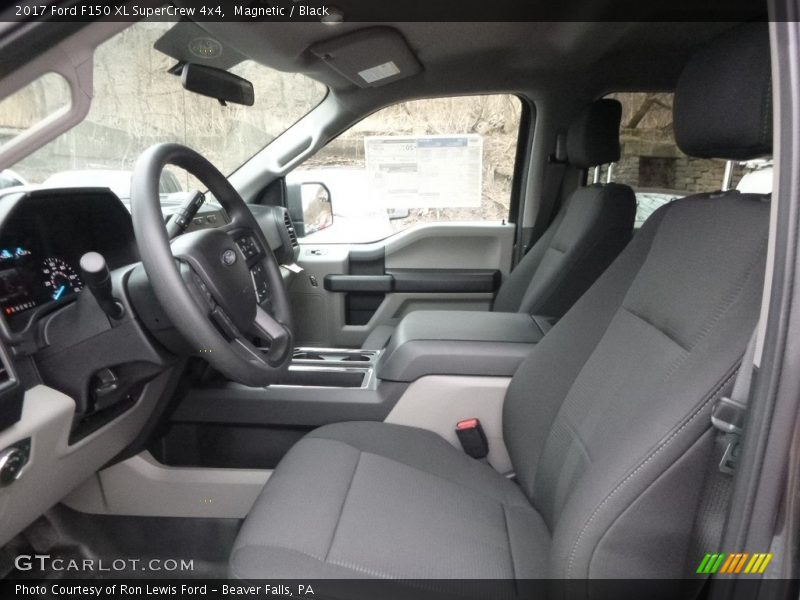 Magnetic / Black 2017 Ford F150 XL SuperCrew 4x4