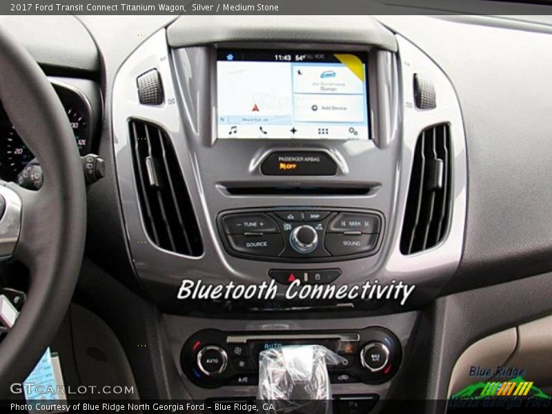 Silver / Medium Stone 2017 Ford Transit Connect Titanium Wagon