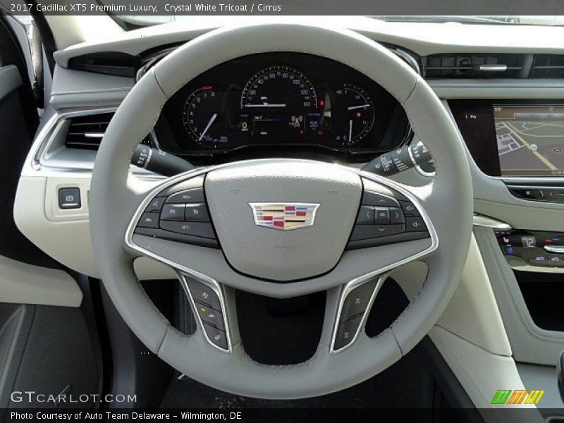 Crystal White Tricoat / Cirrus 2017 Cadillac XT5 Premium Luxury