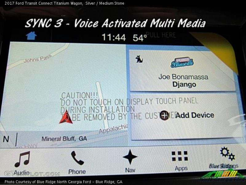 Silver / Medium Stone 2017 Ford Transit Connect Titanium Wagon