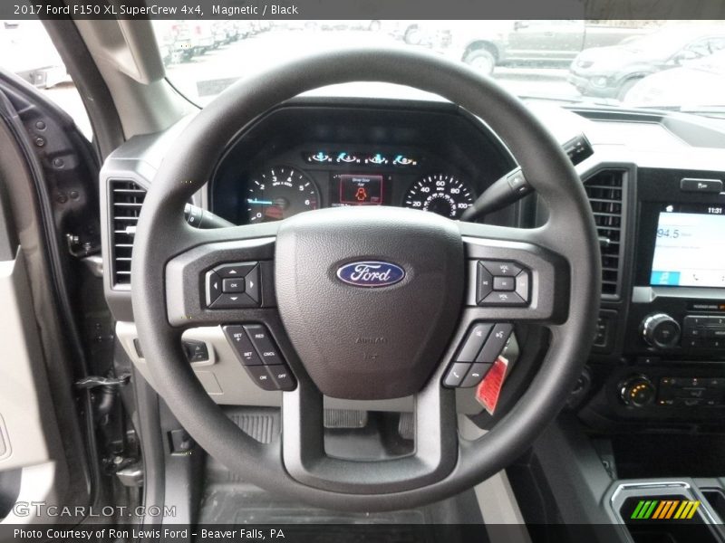 Magnetic / Black 2017 Ford F150 XL SuperCrew 4x4