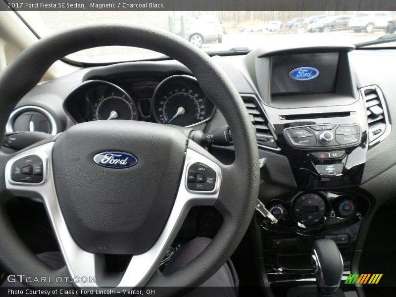 Magnetic / Charcoal Black 2017 Ford Fiesta SE Sedan