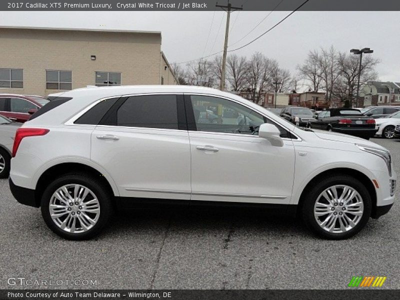 Crystal White Tricoat / Jet Black 2017 Cadillac XT5 Premium Luxury