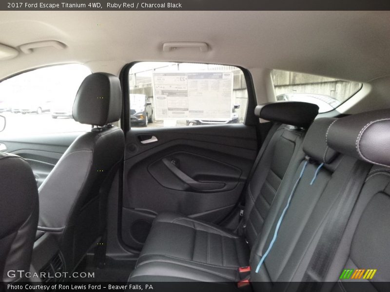 Ruby Red / Charcoal Black 2017 Ford Escape Titanium 4WD