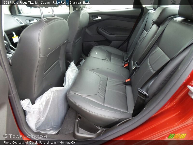 Ruby Red / Charcoal Black 2017 Ford Focus Titanium Sedan