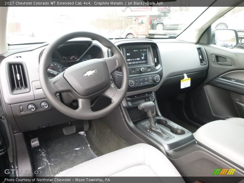  2017 Colorado WT Extended Cab 4x4 Jet Black/­Dark Ash Interior