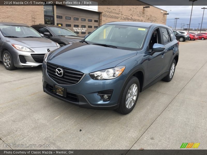 Blue Reflex Mica / Black 2016 Mazda CX-5 Touring AWD