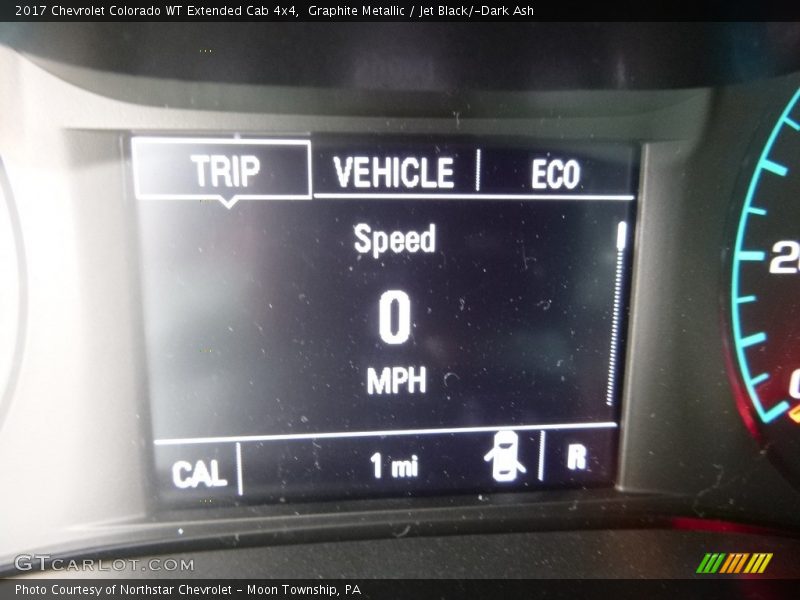 Graphite Metallic / Jet Black/­Dark Ash 2017 Chevrolet Colorado WT Extended Cab 4x4