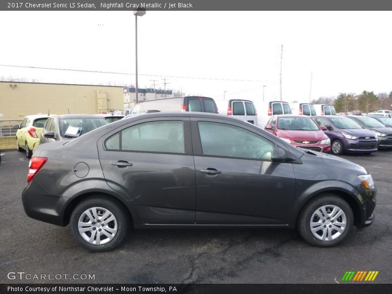 Nightfall Gray Metallic / Jet Black 2017 Chevrolet Sonic LS Sedan