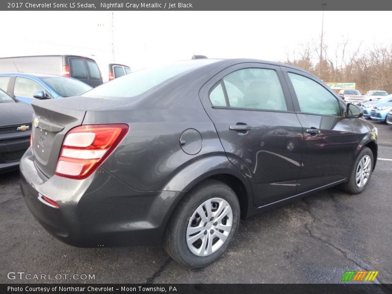 Nightfall Gray Metallic / Jet Black 2017 Chevrolet Sonic LS Sedan