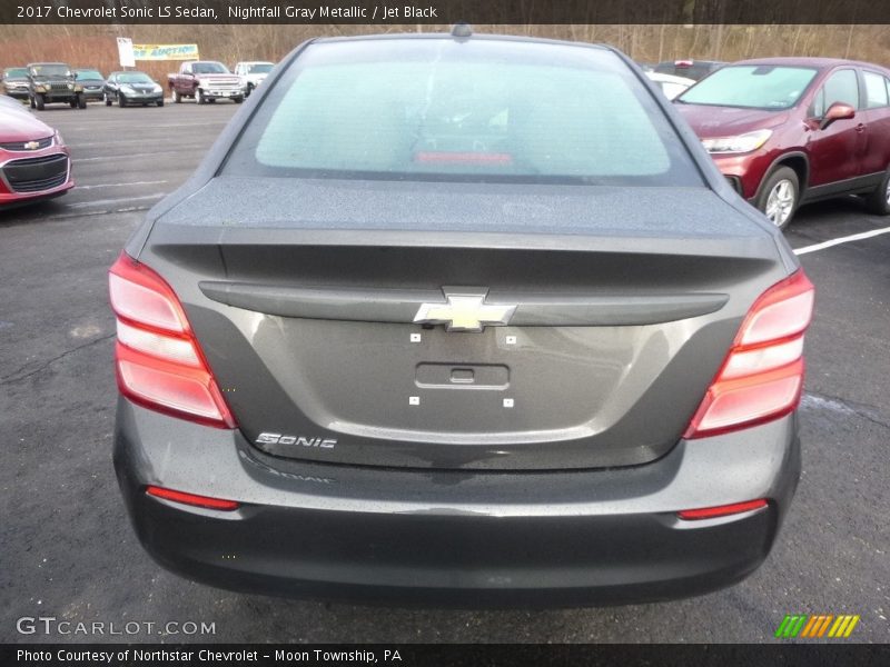 Nightfall Gray Metallic / Jet Black 2017 Chevrolet Sonic LS Sedan