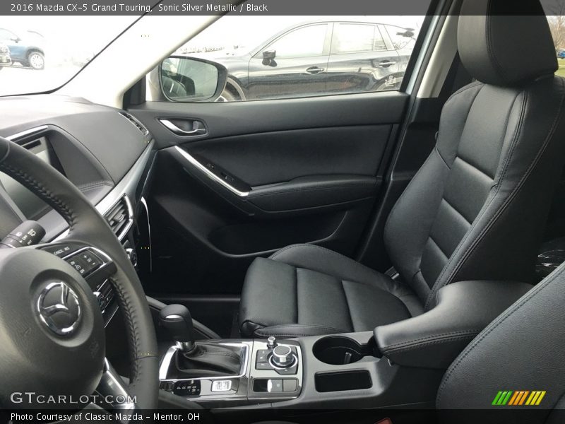 Sonic Silver Metallic / Black 2016 Mazda CX-5 Grand Touring