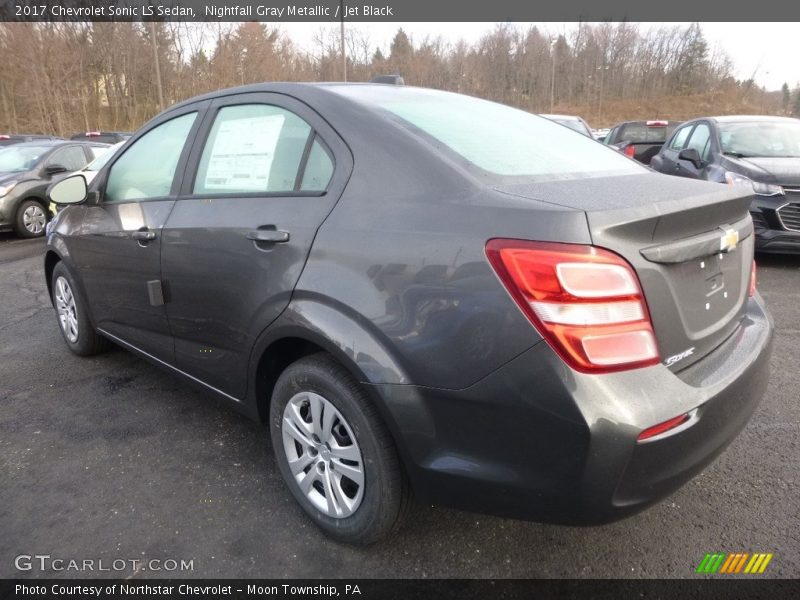 Nightfall Gray Metallic / Jet Black 2017 Chevrolet Sonic LS Sedan