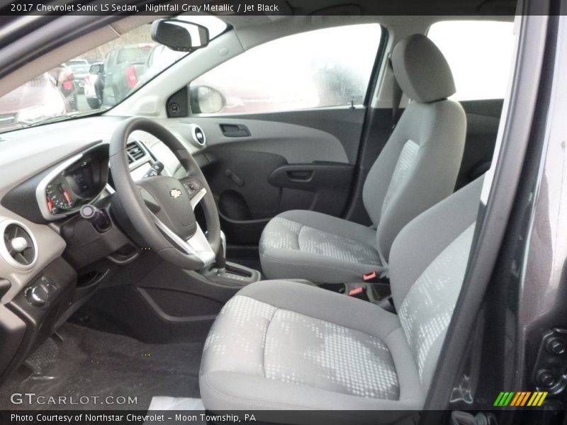 Nightfall Gray Metallic / Jet Black 2017 Chevrolet Sonic LS Sedan