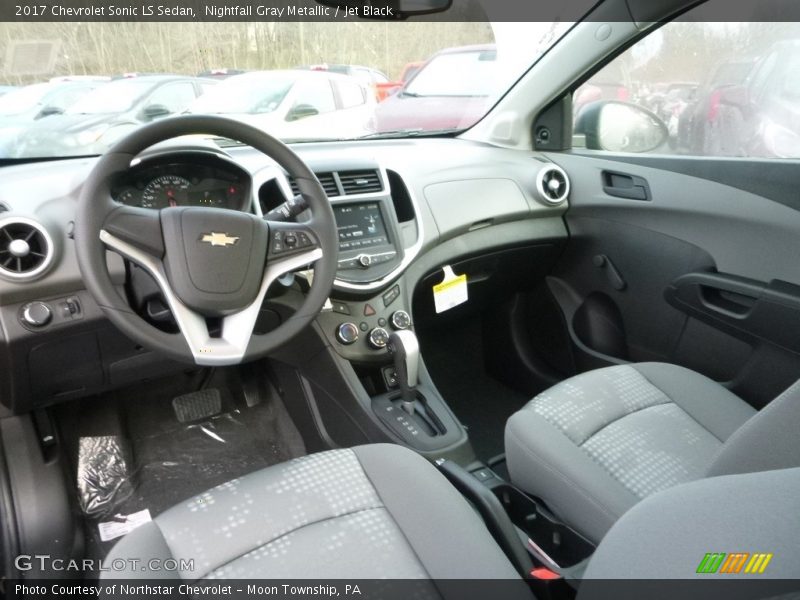 Nightfall Gray Metallic / Jet Black 2017 Chevrolet Sonic LS Sedan