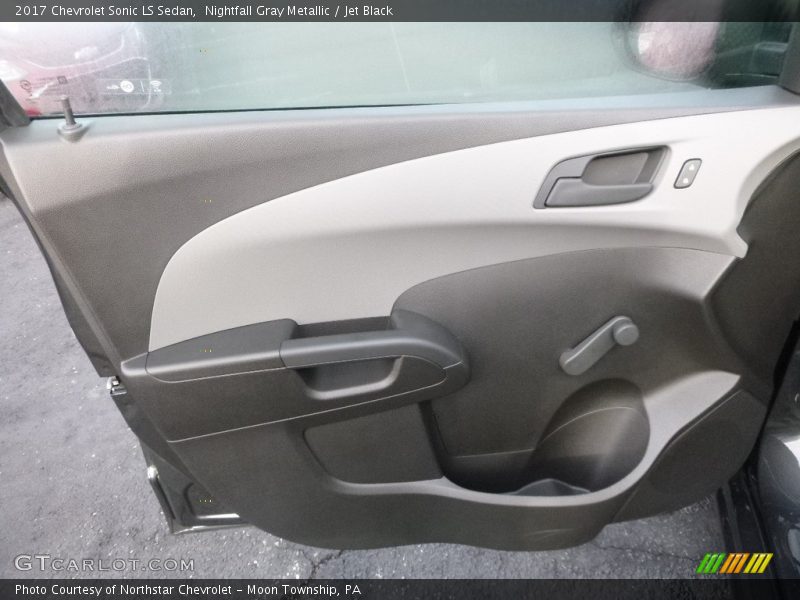 Nightfall Gray Metallic / Jet Black 2017 Chevrolet Sonic LS Sedan
