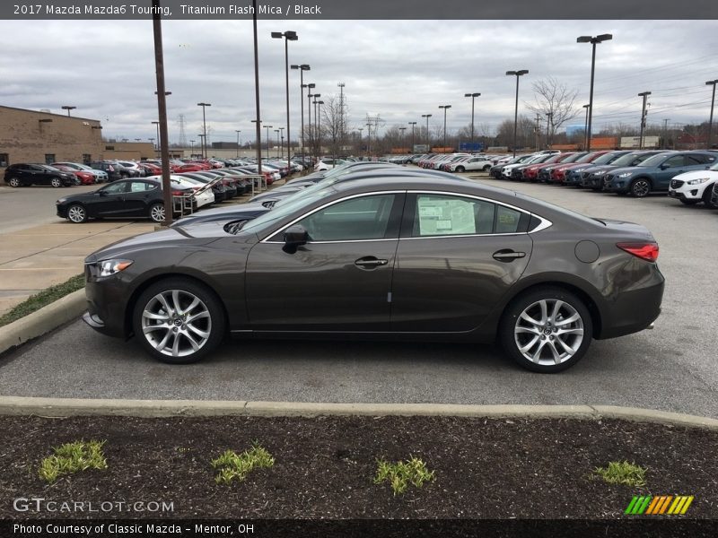 Titanium Flash Mica / Black 2017 Mazda Mazda6 Touring