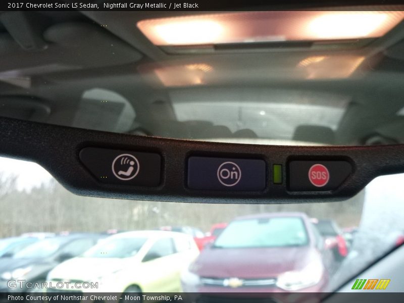 Nightfall Gray Metallic / Jet Black 2017 Chevrolet Sonic LS Sedan
