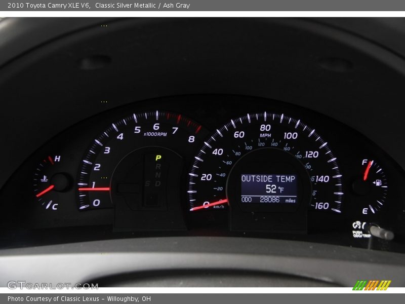 Classic Silver Metallic / Ash Gray 2010 Toyota Camry XLE V6