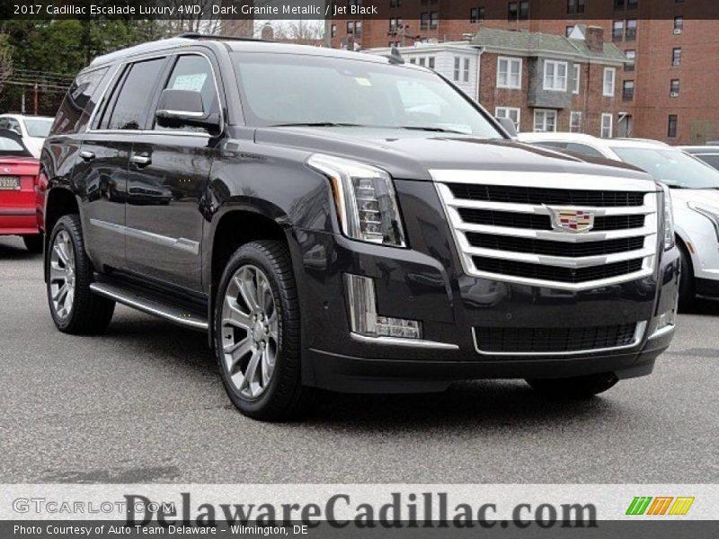 Dark Granite Metallic / Jet Black 2017 Cadillac Escalade Luxury 4WD
