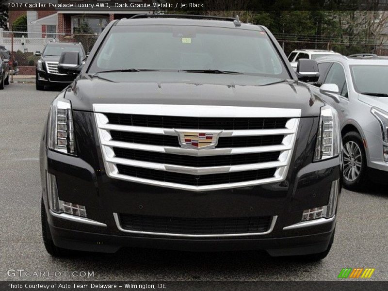 Dark Granite Metallic / Jet Black 2017 Cadillac Escalade Luxury 4WD