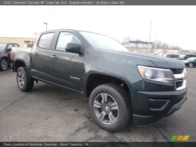 Graphite Metallic / Jet Black/­Dark Ash 2017 Chevrolet Colorado WT Crew Cab 4x4