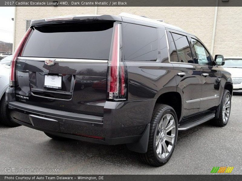 Dark Granite Metallic / Jet Black 2017 Cadillac Escalade Luxury 4WD