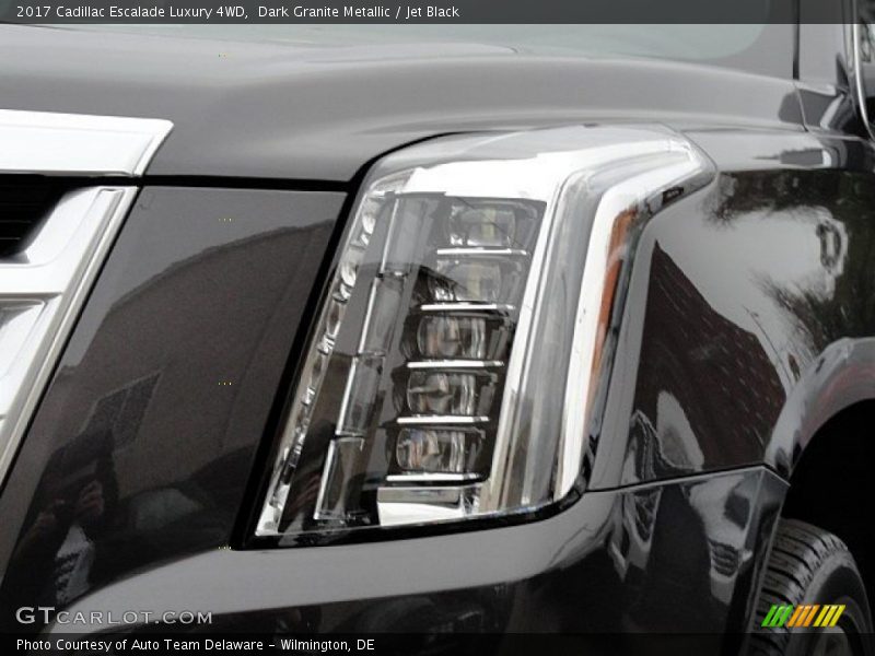 Dark Granite Metallic / Jet Black 2017 Cadillac Escalade Luxury 4WD