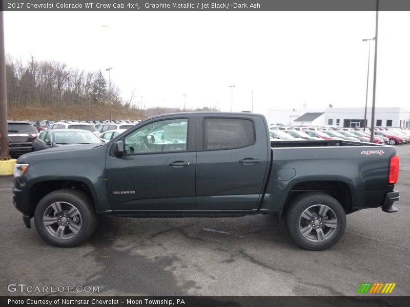 Graphite Metallic / Jet Black/­Dark Ash 2017 Chevrolet Colorado WT Crew Cab 4x4