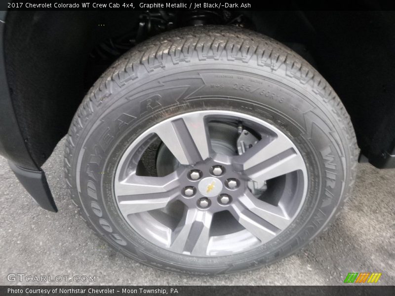 Graphite Metallic / Jet Black/­Dark Ash 2017 Chevrolet Colorado WT Crew Cab 4x4