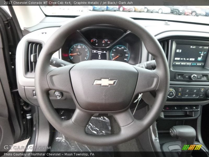 Graphite Metallic / Jet Black/­Dark Ash 2017 Chevrolet Colorado WT Crew Cab 4x4