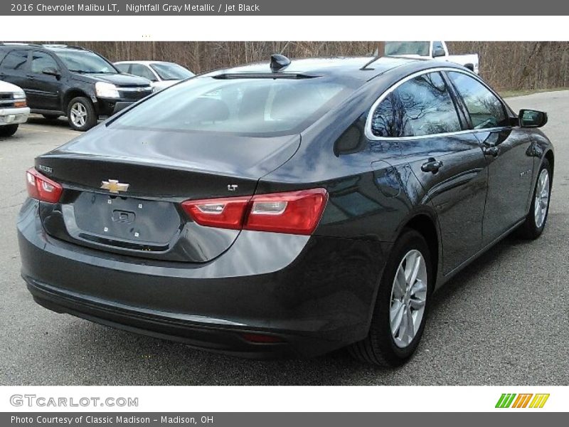 Nightfall Gray Metallic / Jet Black 2016 Chevrolet Malibu LT