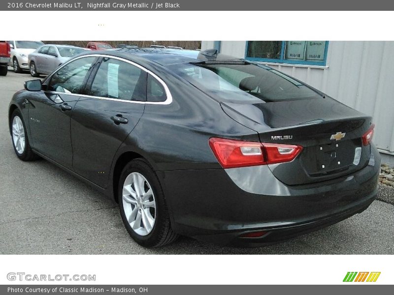 Nightfall Gray Metallic / Jet Black 2016 Chevrolet Malibu LT