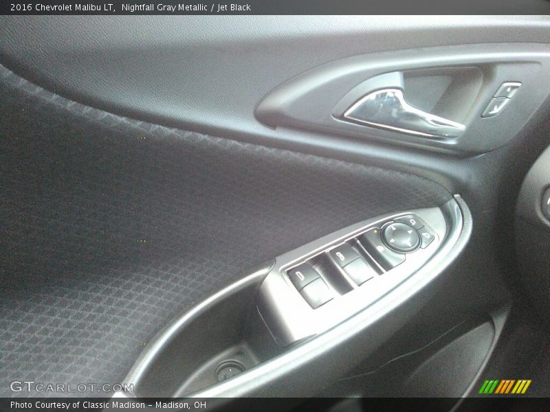 Nightfall Gray Metallic / Jet Black 2016 Chevrolet Malibu LT