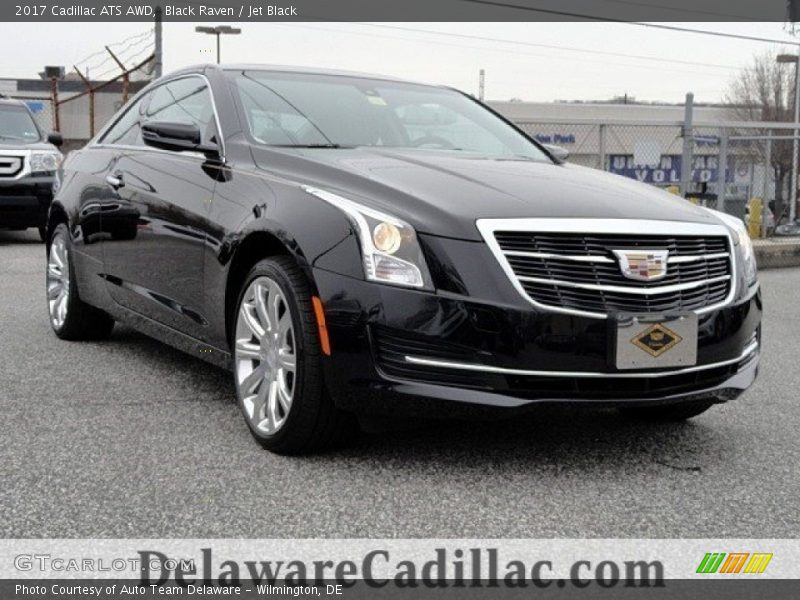 Black Raven / Jet Black 2017 Cadillac ATS AWD