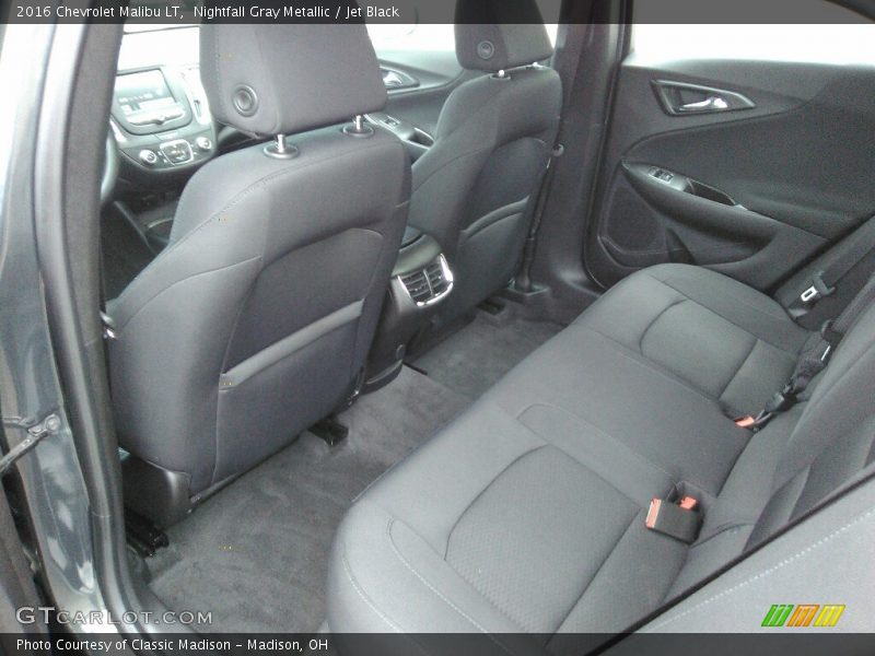 Nightfall Gray Metallic / Jet Black 2016 Chevrolet Malibu LT