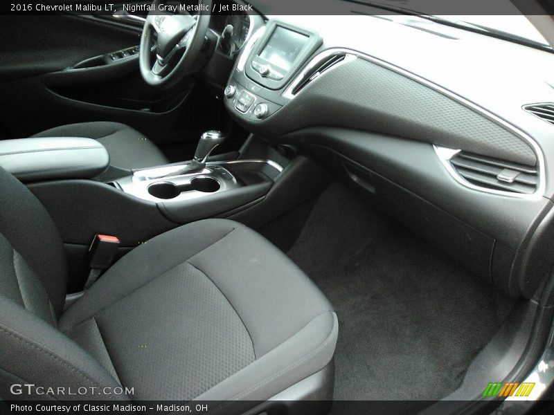 Nightfall Gray Metallic / Jet Black 2016 Chevrolet Malibu LT