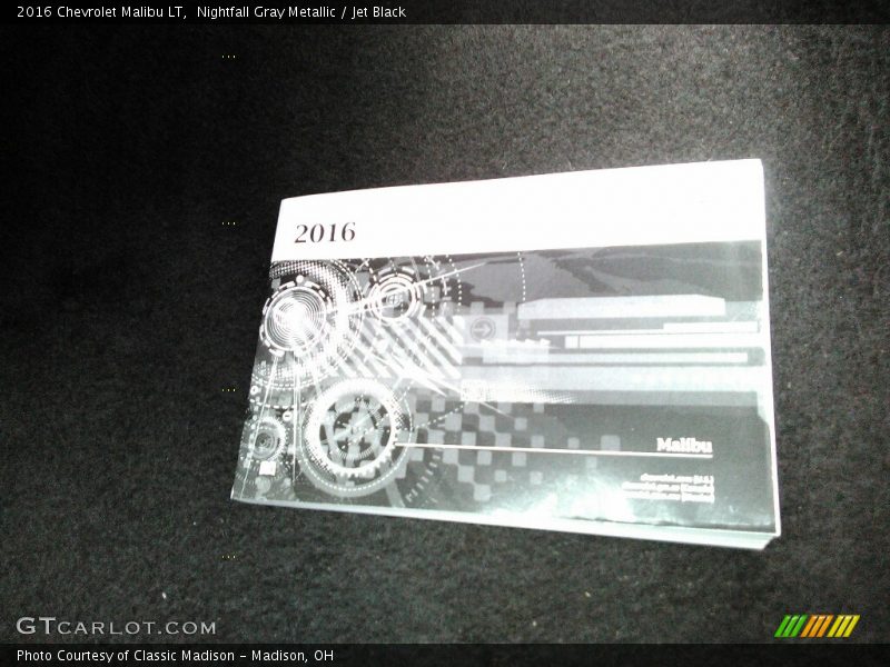 Nightfall Gray Metallic / Jet Black 2016 Chevrolet Malibu LT