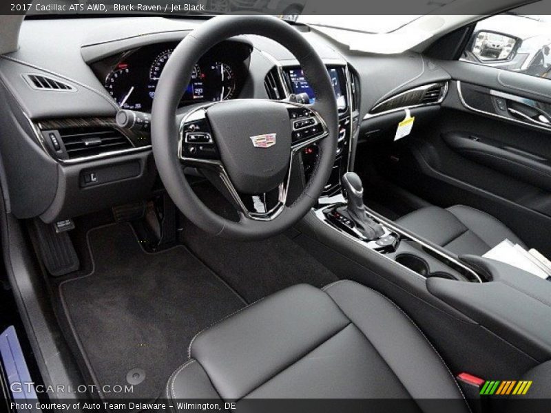  2017 ATS AWD Jet Black Interior