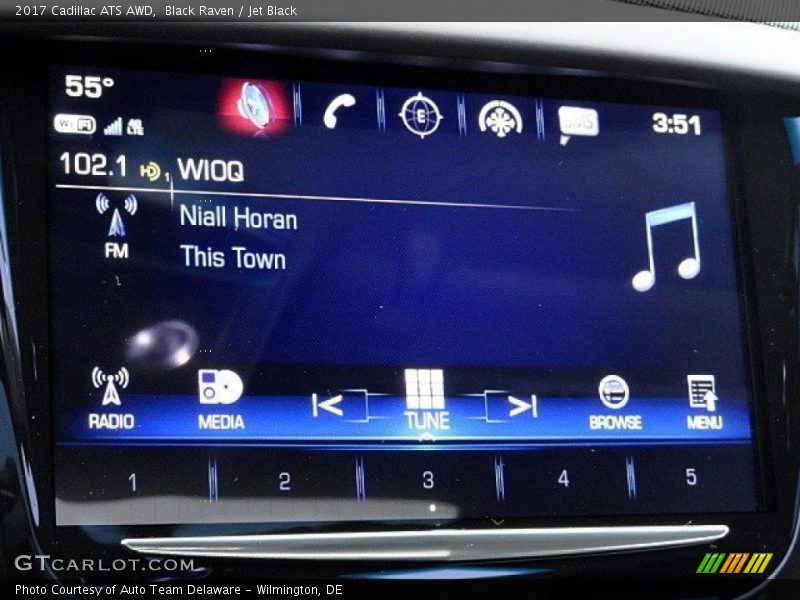 Black Raven / Jet Black 2017 Cadillac ATS AWD