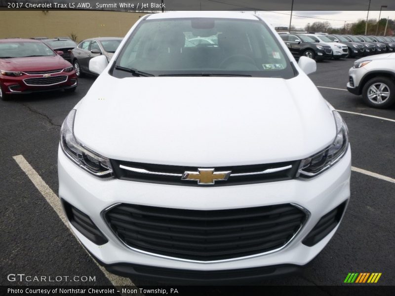 Summit White / Jet Black 2017 Chevrolet Trax LS AWD