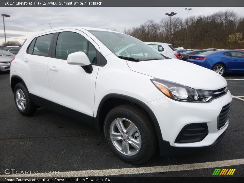 Summit White / Jet Black 2017 Chevrolet Trax LS AWD